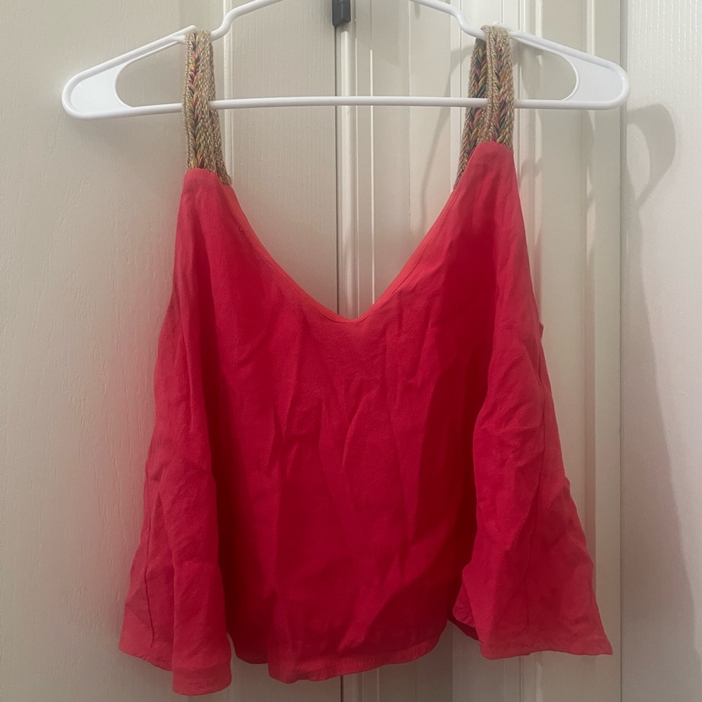 Pink crop top small